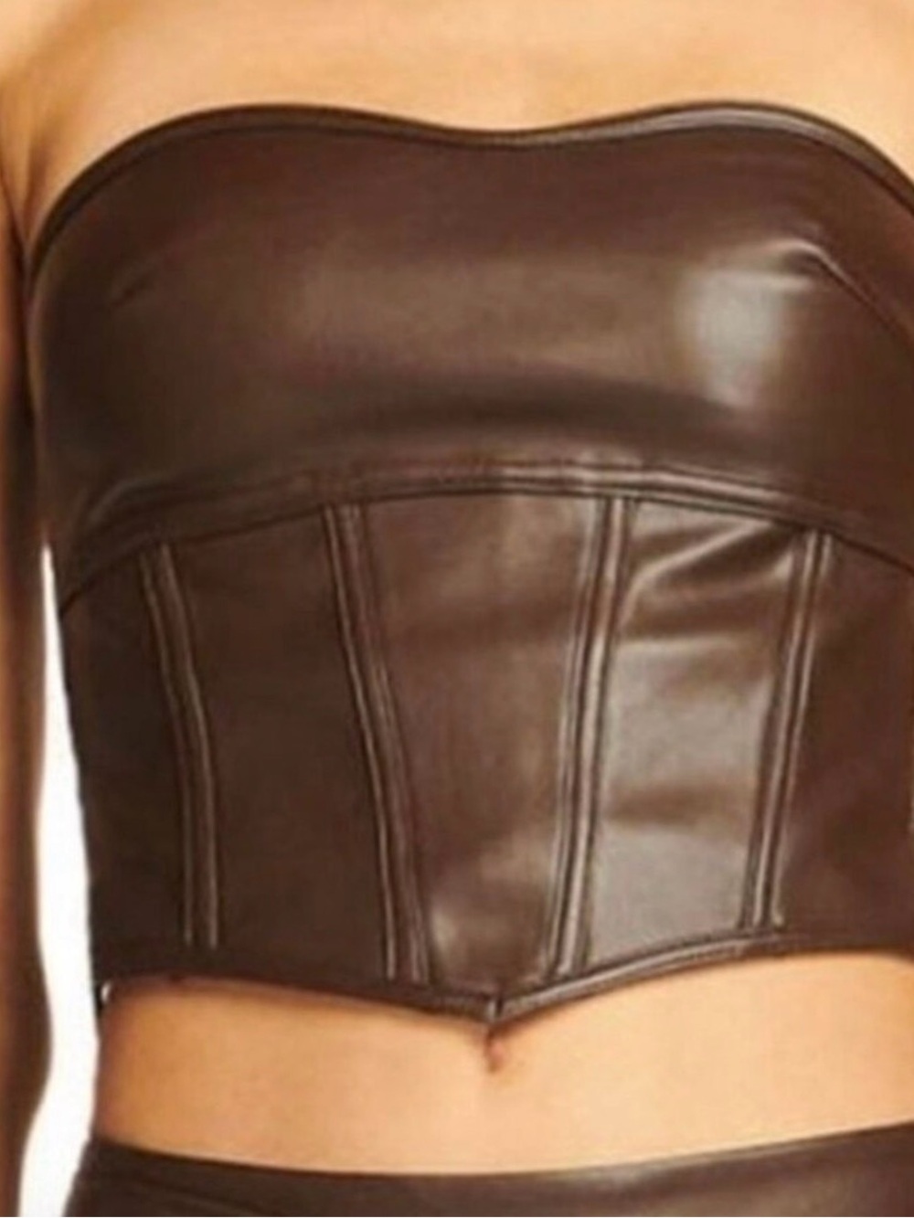 I.AM.GIA VENA Corset Crop Top